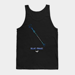 Blue mage Fantasy Job Weapon Tank Top